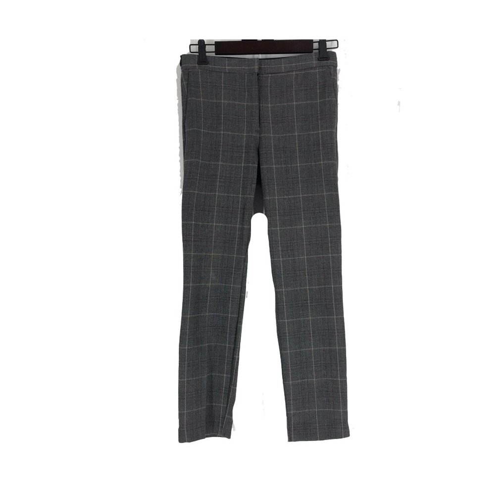 Zara Grey Plaid Women Skinny Pants US Size S